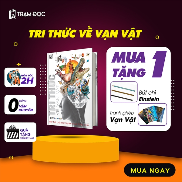 Tri Thức Về Vạn Vật:  Một thế giới trực quan chưa từng thấy ( tái bản 2023)