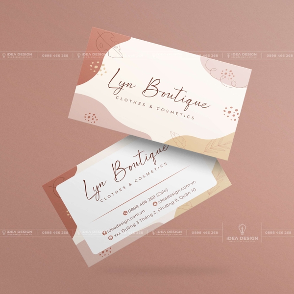 20+ Mẫu Card Visit Shop Thời Trang - Shop Quần Áo