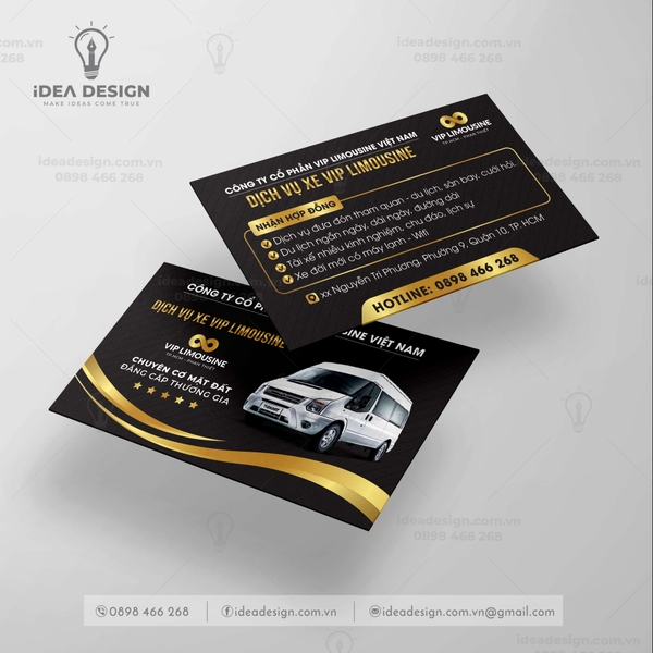 20+ Mẫu Card Visit Xe Du Lịch - Xe Dịch Vụ - Xe Taxi