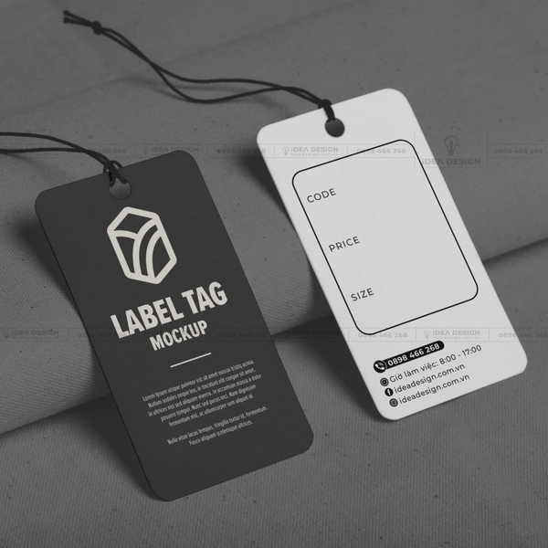 20+ Mẫu Tag - Mác Quần Áo