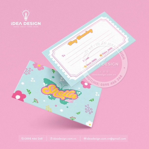 In Ấn Và Thiết Kế Card Cám Ơn Đẹp Tại Thành Phố Hồ Chí Minh