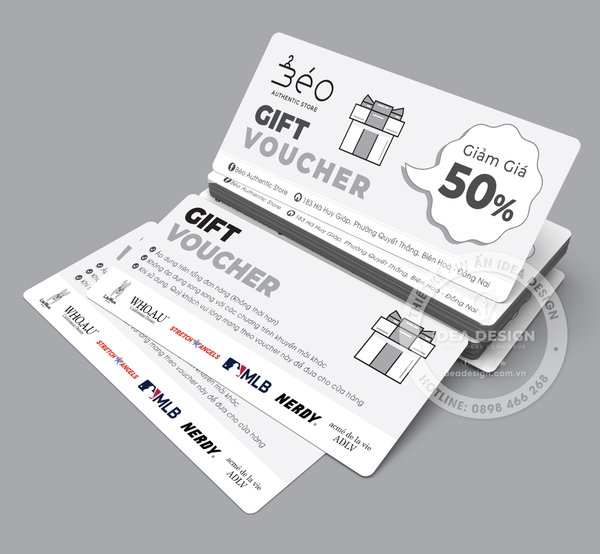 In Voucher – In Phiếu Quà Tặng – Gift Card Giá Rẻ, In Nhanh Lấy Ngay