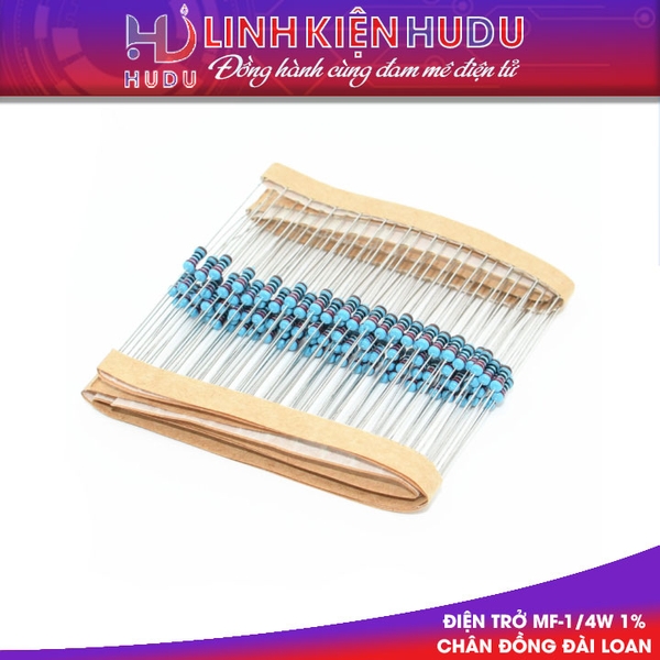 100 con Điện trở 4.7K MF-1/4W 1% Chân đồng Đài Loan