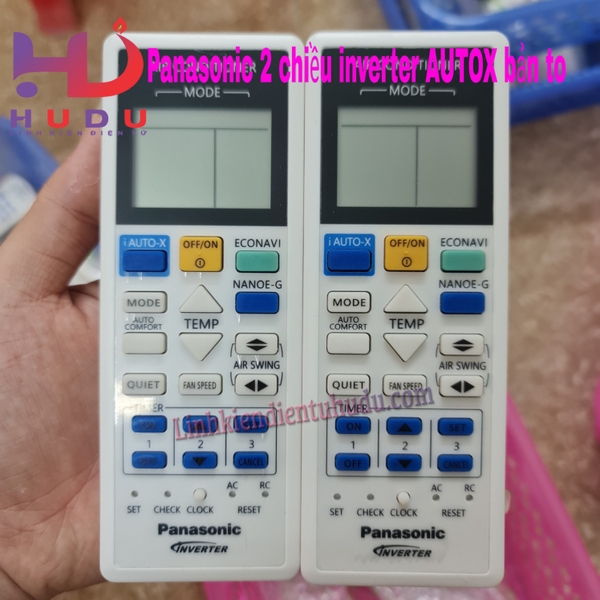 Điều khiển Panasonic 2 chiều Inverter AUTOX Bản to