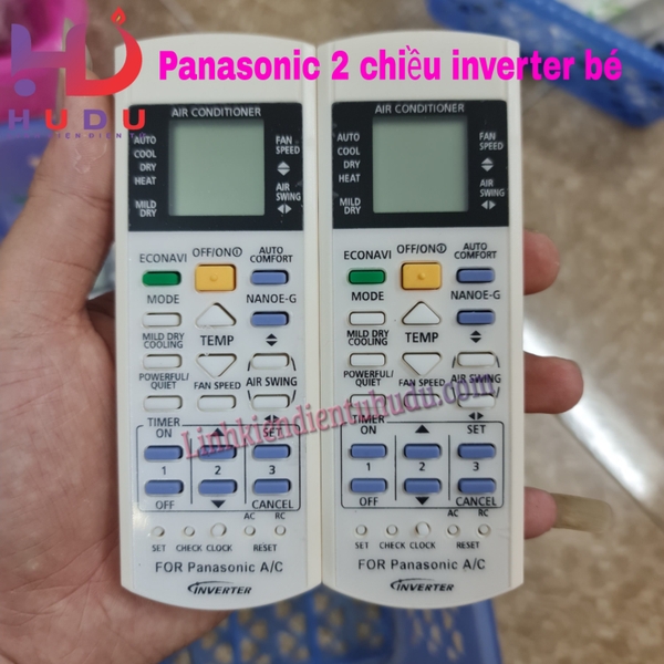 Điều khiển Panasonic 2 chiều inverte Bé