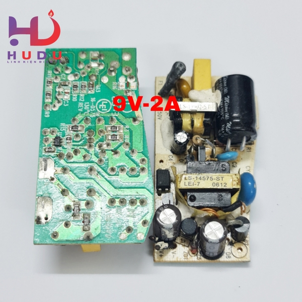 Nguồn 9V -2A không vỏ cũ