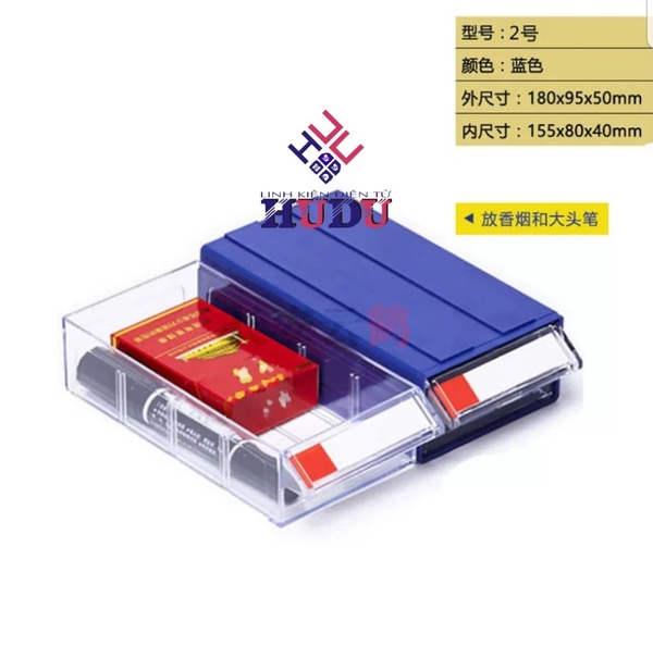 HỘP ĐỰNG LINH KIỆN XẾP TẦNG 180*95*50mm (01)