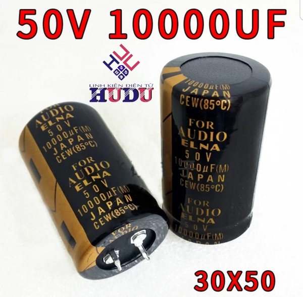 TỤ FOR AUDIO ENLA 50V-10000UF 30×50mm