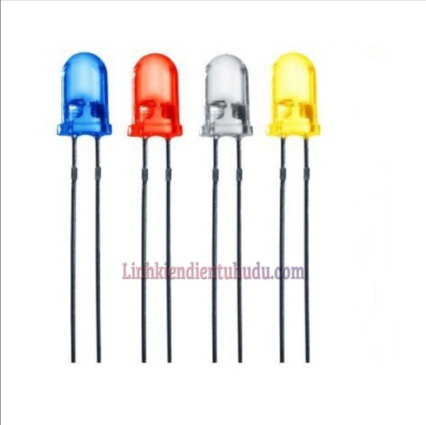 [KHÔNG BÁN LẺ] Màu trắng Led đơn 5mm chân dài