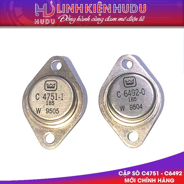 Cặp sò C4751 - C6492 mới chính hãng