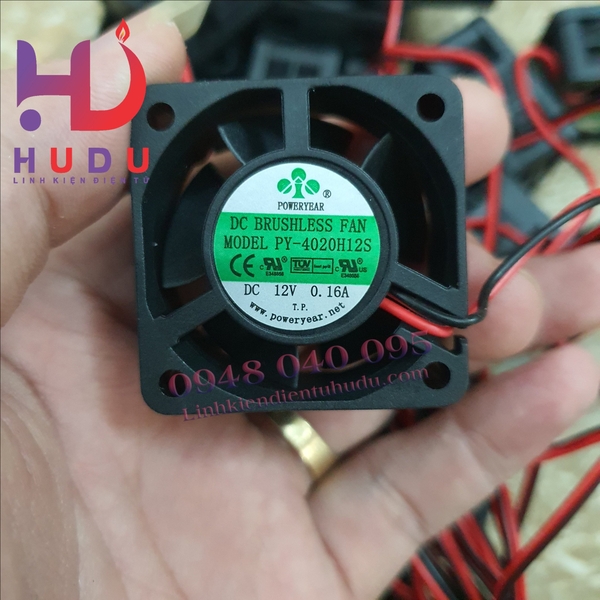 Quạt tản nhiệt 4*4*2cm