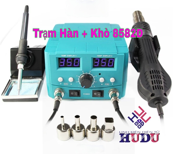 Máy / trạm khò + Hàn 8582D cao cấp [khò hàn]