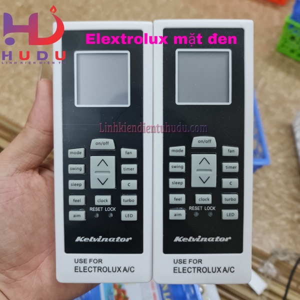 Điều khiển Elextrolux mặt đen