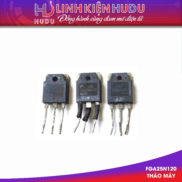 Combo 5 con IGBT bếp từ FGA25N120 tháo máy