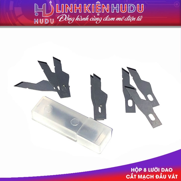 Hộp 8 lưỡi dao cắt mạch đầu vát