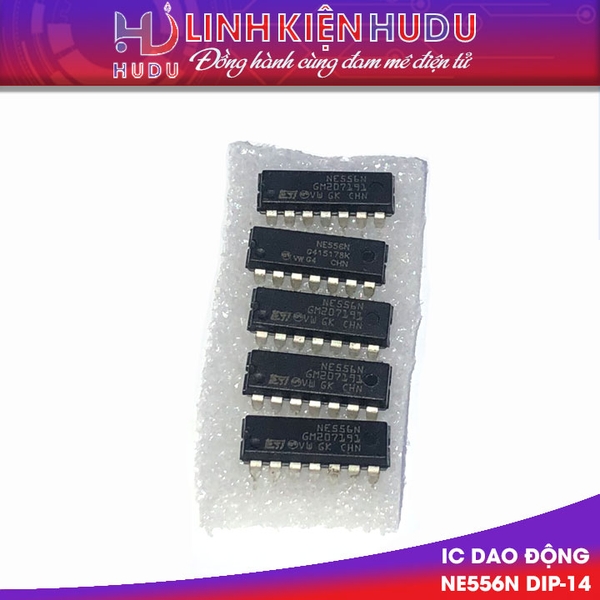 IC dao động NE556N Dip-14