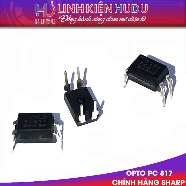 Opto PC 817 chính hãng Sharp (chân cắm)