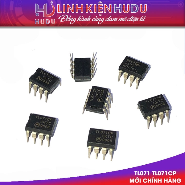 Combo 5 con TL071 TL071CP mới chính hãng (chân cắm)
