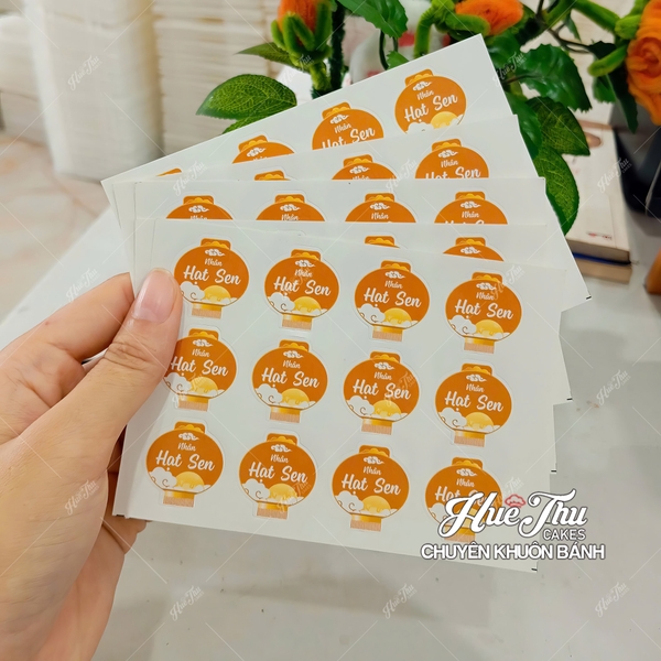 Tem dán nhân bánh Trung Thu đủ vị (12 tem / tờ)