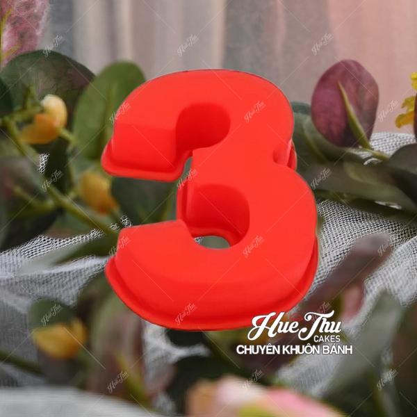 Khuôn silicon Chữ Cái / Số / Ký Tự từ A-Z 0-9 kích thước 12cm làm bánh rau câu 3D 4D nhấn xôi, fondant, socola