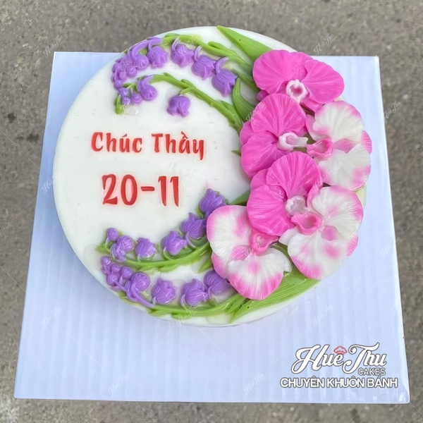 Khuôn silicon hoa Lan Hồ Điệp làm bánh rau câu 3D 4D nhấn xôi, fondant, socola, nến hanmade