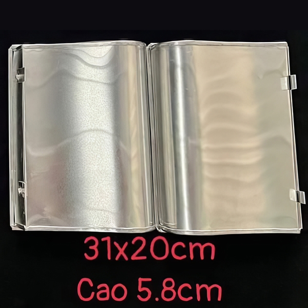Khuôn nhôm hình Quyển Sách (nhiều kích thước) làm bánh rau câu, bánh nướng, bánh gato