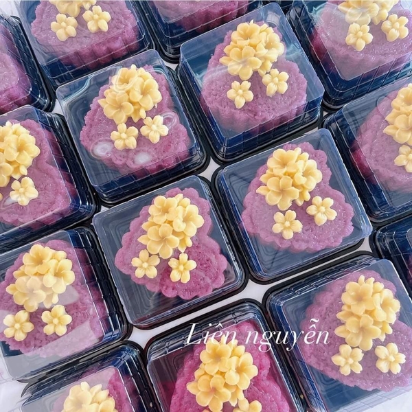 Khuôn silicon Chùm Hoa Sứ 5.5cm làm bánh rau câu 3D 4D nhấn xôi, fondant, socola, nến hanmade