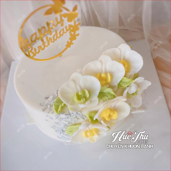 Khuôn silicon hoa Lan Hồ Điệp làm bánh rau câu 3D 4D nhấn xôi, fondant, socola, nến hanmade