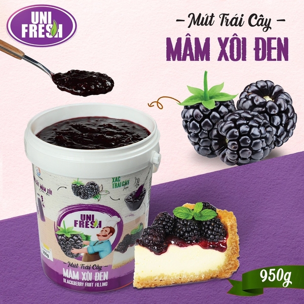 Mứt Trái Cây Có Xác Làm Nhân Bánh - Uni Fresh - Xô 950gr