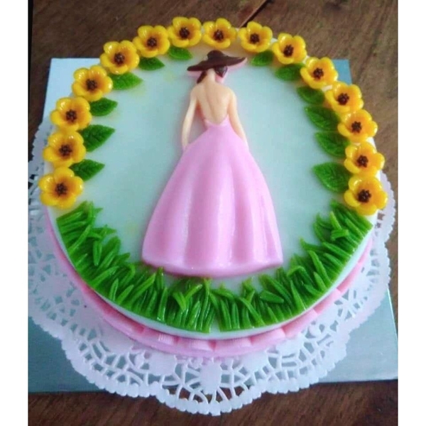 Khuôn silicon Bụi Cỏ làm bánh rau câu 3D 4D nhấn xôi, fondant, socola, nến hanmade