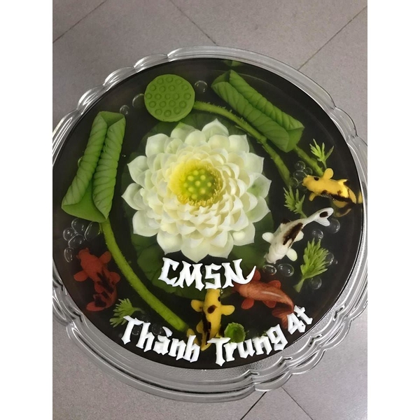 Kim làm thạch rau câu 3D Hoa Sen (SET 2, 5 kim) cao cấp không gỉ