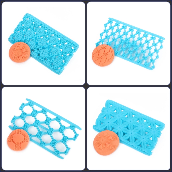 Khuôn Nhấn Đậu Xôi Hoa Tạo Vân Hoa Văn CT5 (set 4 cái - nhiều mẫu) trang trí xôi hoa đậu, bánh các loại