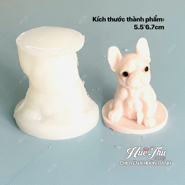 Khuôn silicon Chó Mèo Thú Cưng A148 (nhiều mẫu) làm bánh rau câu 3D 4D nhấn xôi, fondant, socola, nến hanmade