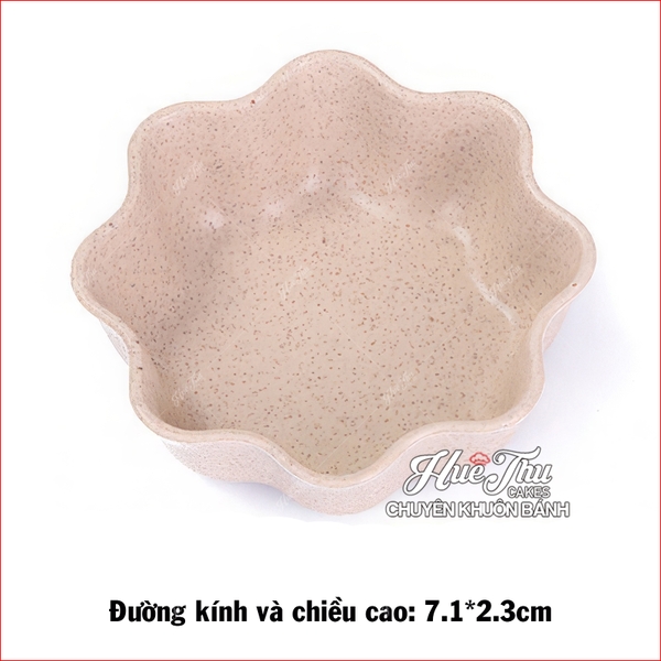 Đĩa Nhựa Melamine Hoa Mai 7.1cm (nhiều màu) đĩa đựng nến - trang trí đồ ăn, đựng nước chấm, bàn tiệc, mâm cúng