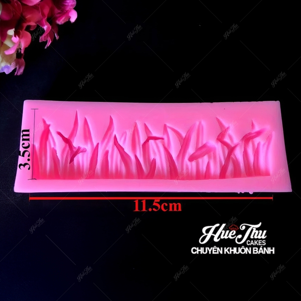 Khuôn silicon Bụi Cỏ làm bánh rau câu 3D 4D nhấn xôi, fondant, socola, nến hanmade