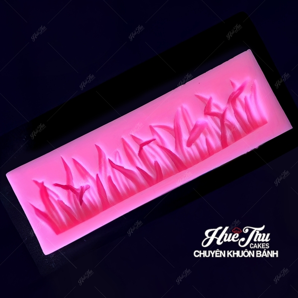 Khuôn silicon Bụi Cỏ làm bánh rau câu 3D 4D nhấn xôi, fondant, socola, nến hanmade