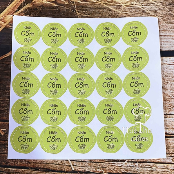 Tem dán nhân bánh Trung Thu đủ vị (12 tem / tờ)