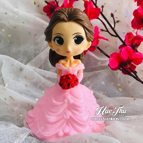 Búp bê Bella, nàng tiên cá, lọ lem trang trí bánh kem, rau câu