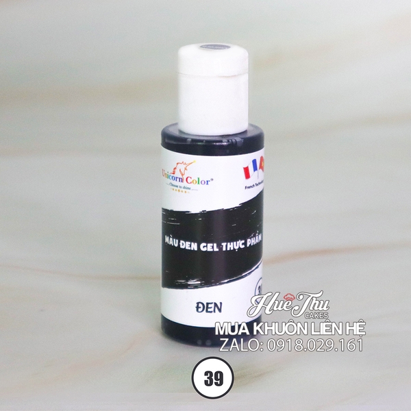 Màu Gel thực phẩm Unicorn 28g làm bánh (40 màu) - Chuyên Dùng Cho Bánh Nướng, Bánh Trung Thu, Sên Đậu