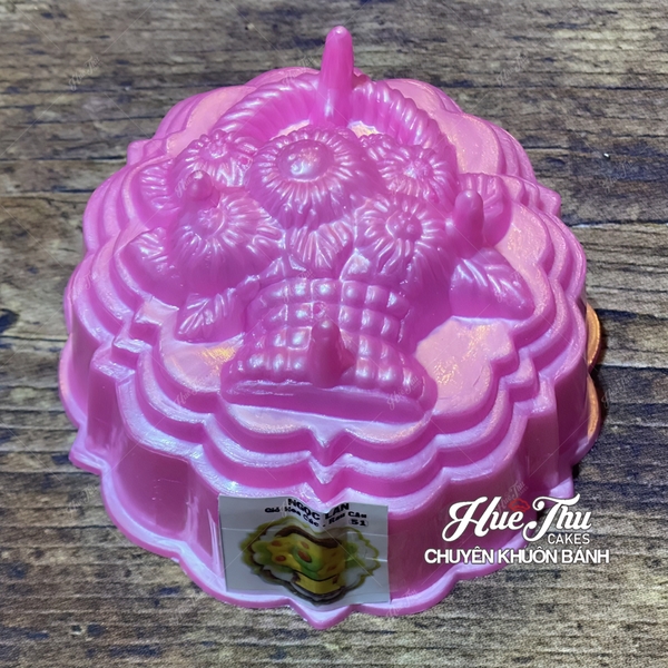 Khuôn rau câu, nhấn xôi Ngọc Lan (nhiều mẫu) dùng làm bánh rau câu trung thu, ép xôi