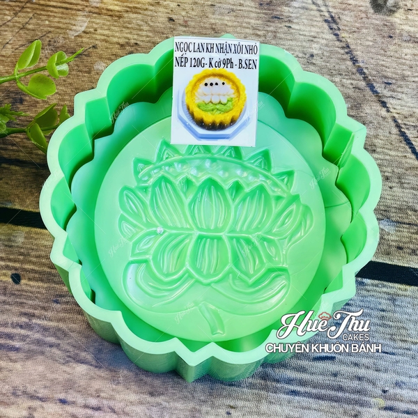 Khuôn xôi hình Tròn 9cm cao 5.5cm - khuôn ép xôi, khuôn nhấn xôi Ngọc Lan