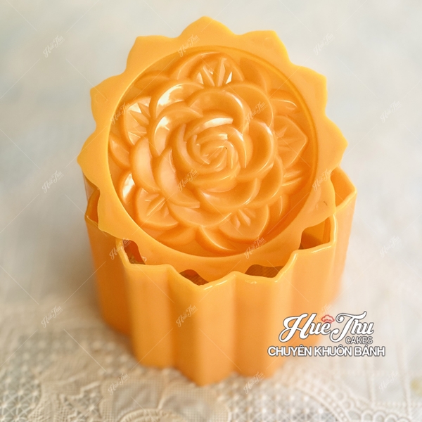 Khuôn xôi hình Cánh Sen 10cm Phúc Lộc Thọ Tài Sen - khuôn ép xôi, khuôn nhấn xôi Vĩnh Trường