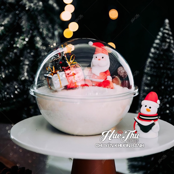 Hộp nhựa / túi đựng bánh Mousse, Tiramisu tròn 390ml (10 cái) - Ly đựng bánh nắp cầu