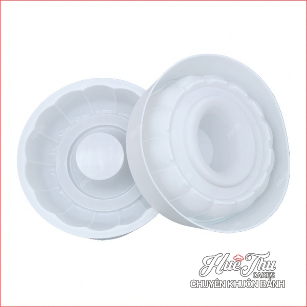 Khuôn silicon Thố Bí Ngô 17.5cm làm bánh rau câu 3D 4D nhấn xôi, fondant, socola, nến hanmade