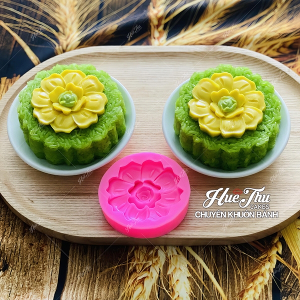 Khuôn silicon Hoa Cúc 6.3cm A109 làm bánh rau câu 3D 4D nhấn xôi, fondant, socola, nến hanmade