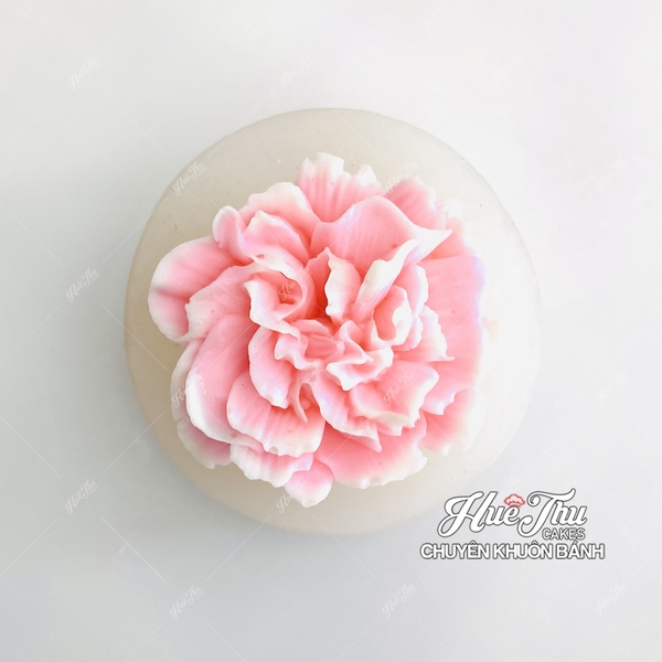 Khuôn silicon Hoa Cẩm Chướng A171 làm bánh rau câu 3D 4D nhấn xôi, fondant, socola, nến hanmade