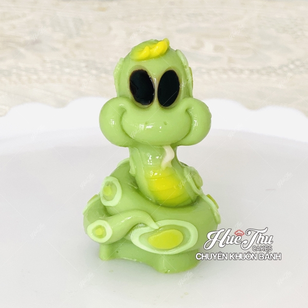 Khuôn silicon Con Rắn A167 làm bánh rau câu 3D 4D nhấn xôi, fondant, socola, nến hanmade