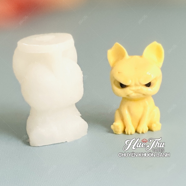 Khuôn silicon Chó Mèo Thú Cưng A148 (nhiều mẫu) làm bánh rau câu 3D 4D nhấn xôi, fondant, socola, nến hanmade