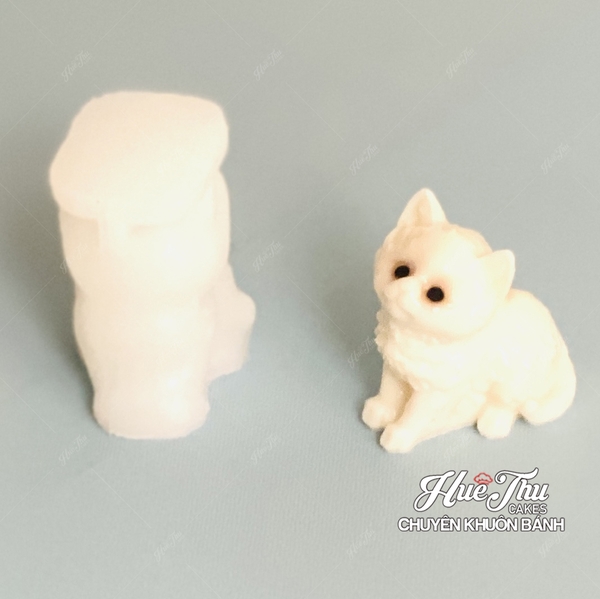 Khuôn silicon Chó Mèo Thú Cưng A148 (nhiều mẫu) làm bánh rau câu 3D 4D nhấn xôi, fondant, socola, nến hanmade