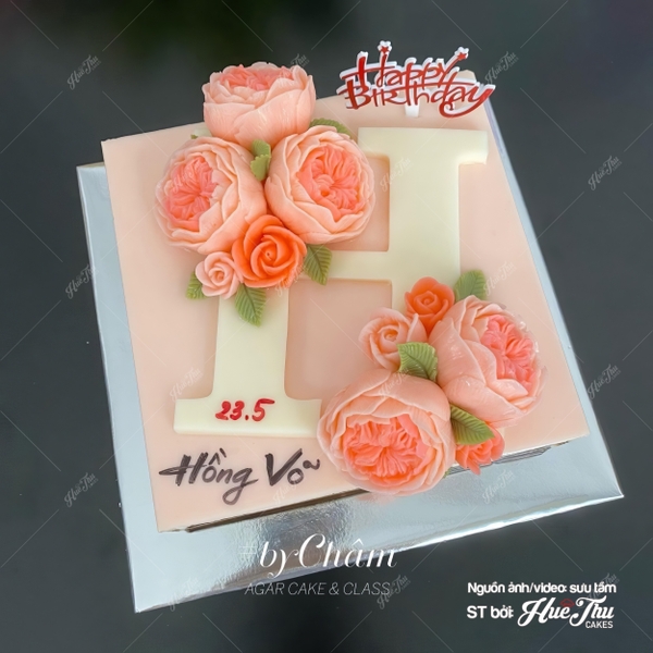 Khuôn silicon hoa Hồng Anh D14 6.5cm làm bánh rau câu 3D 4D nhấn xôi, fondant, socola, nến hanmade